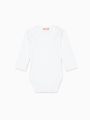 White Bimbo Jersey Baby Body Vest