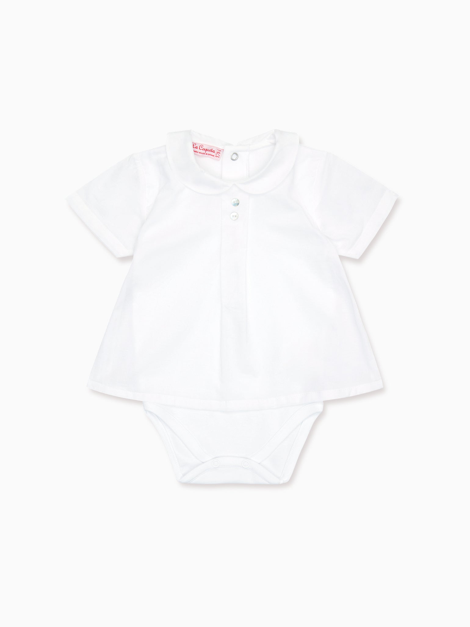 White Cara Baby Body Vest