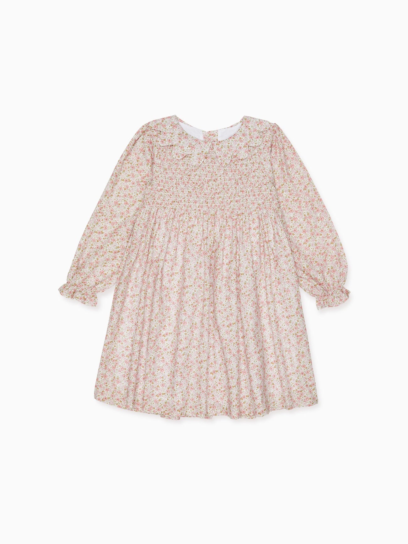 Pink Floral Catalina Girl Smock Dress