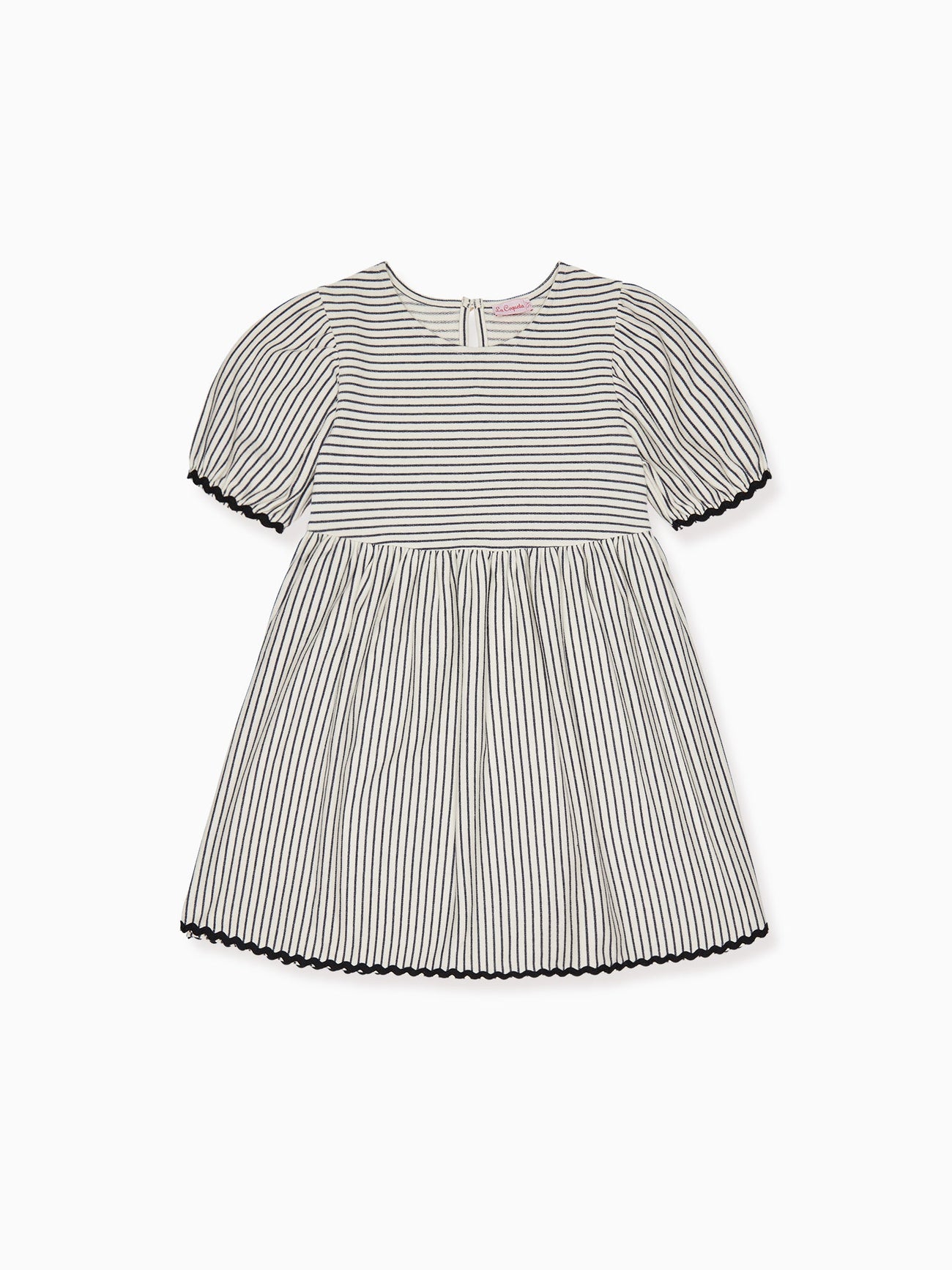 Navy Stripe Elea Girl Dress