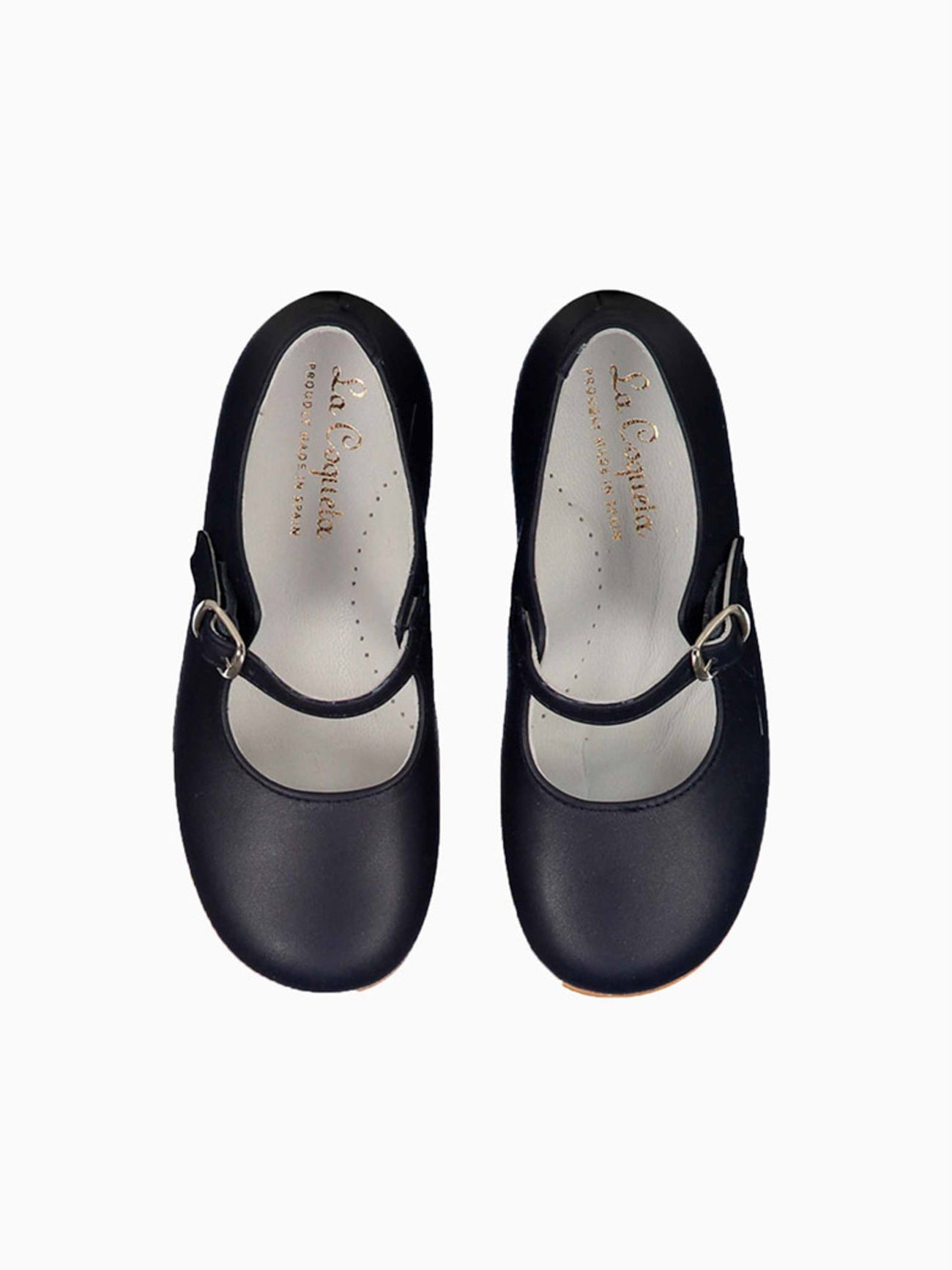 Navy Leather Girl Mary Jane Shoes