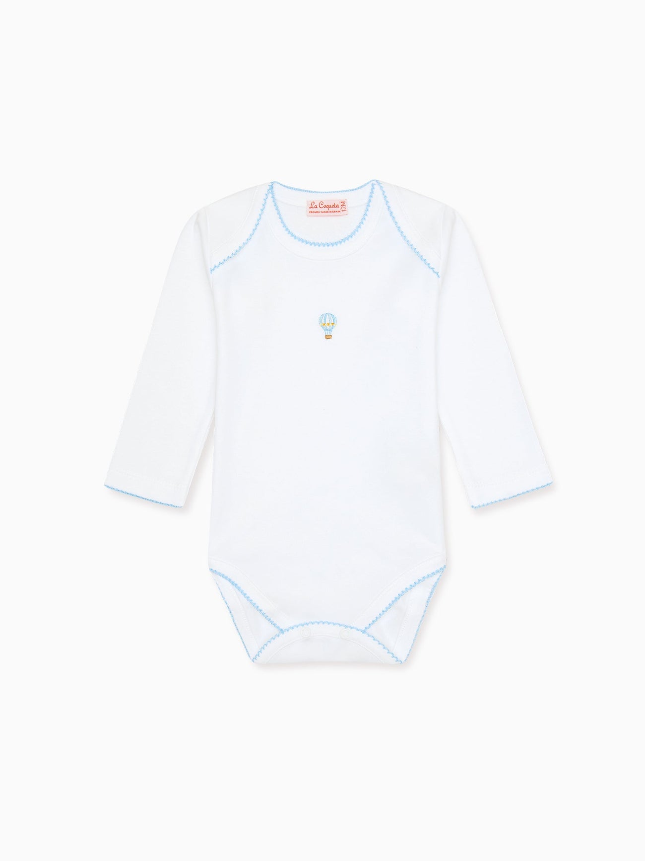 White Globo Balloon Baby Body Vest