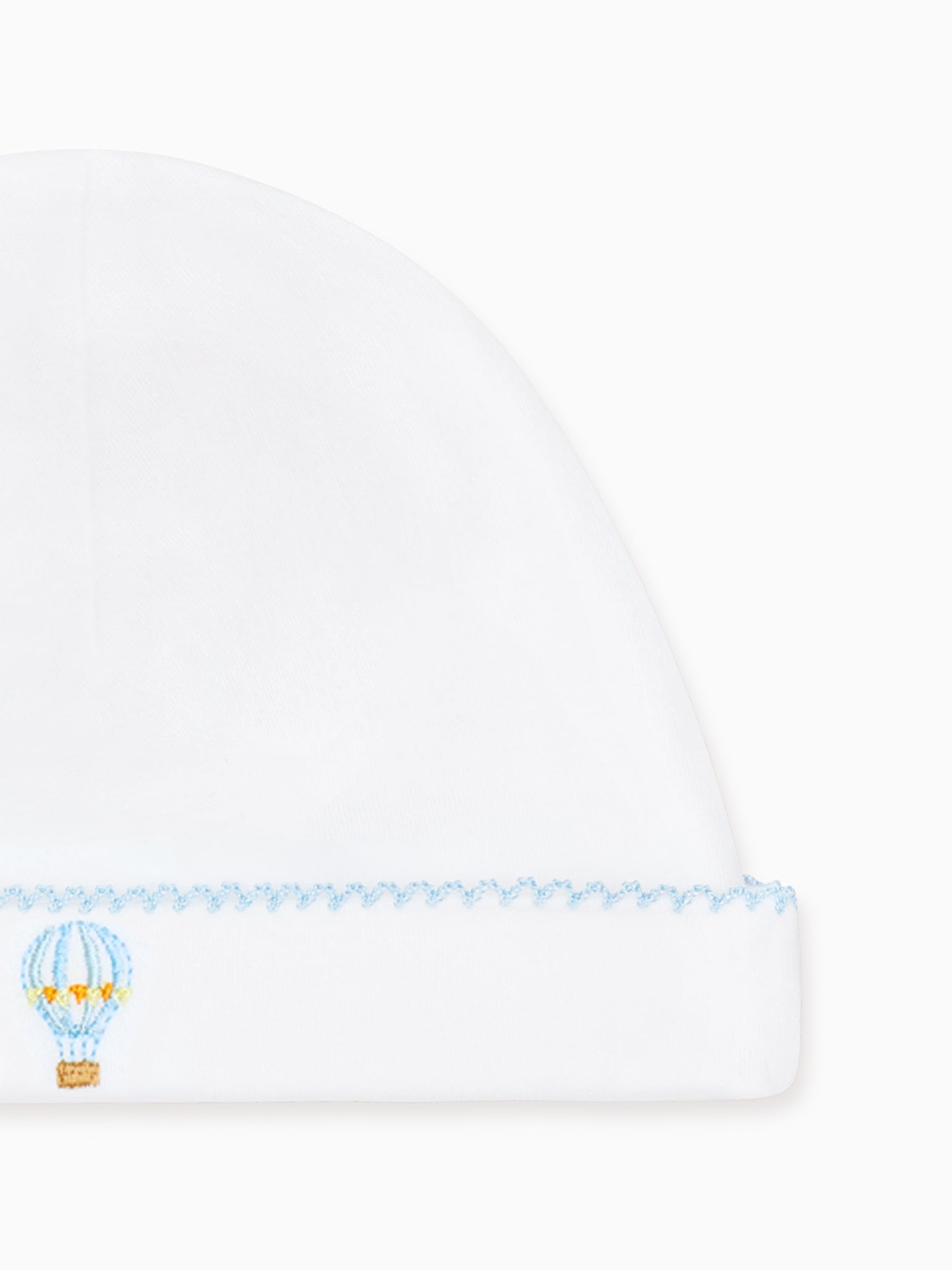 White Globo Balloon Baby Hat