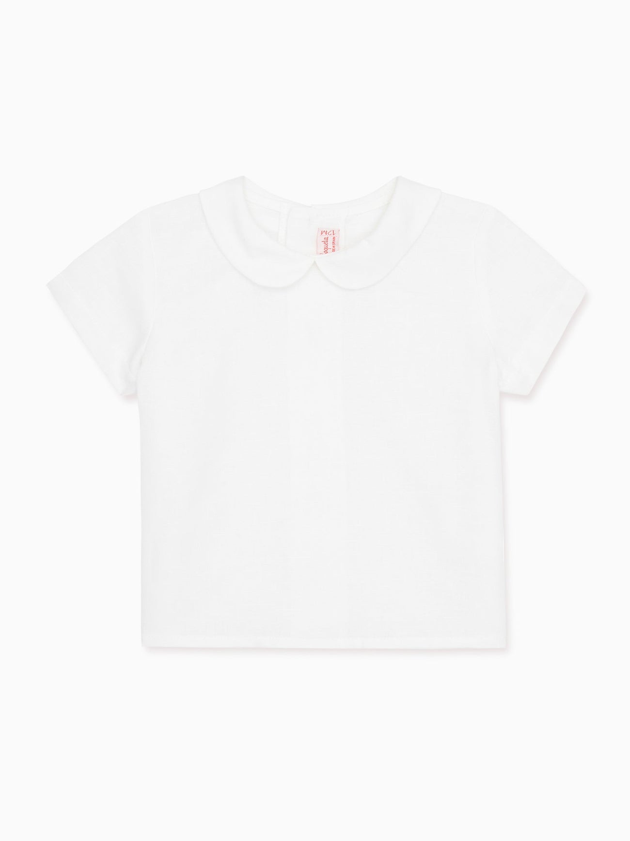 White Jazmin Baby Shirt