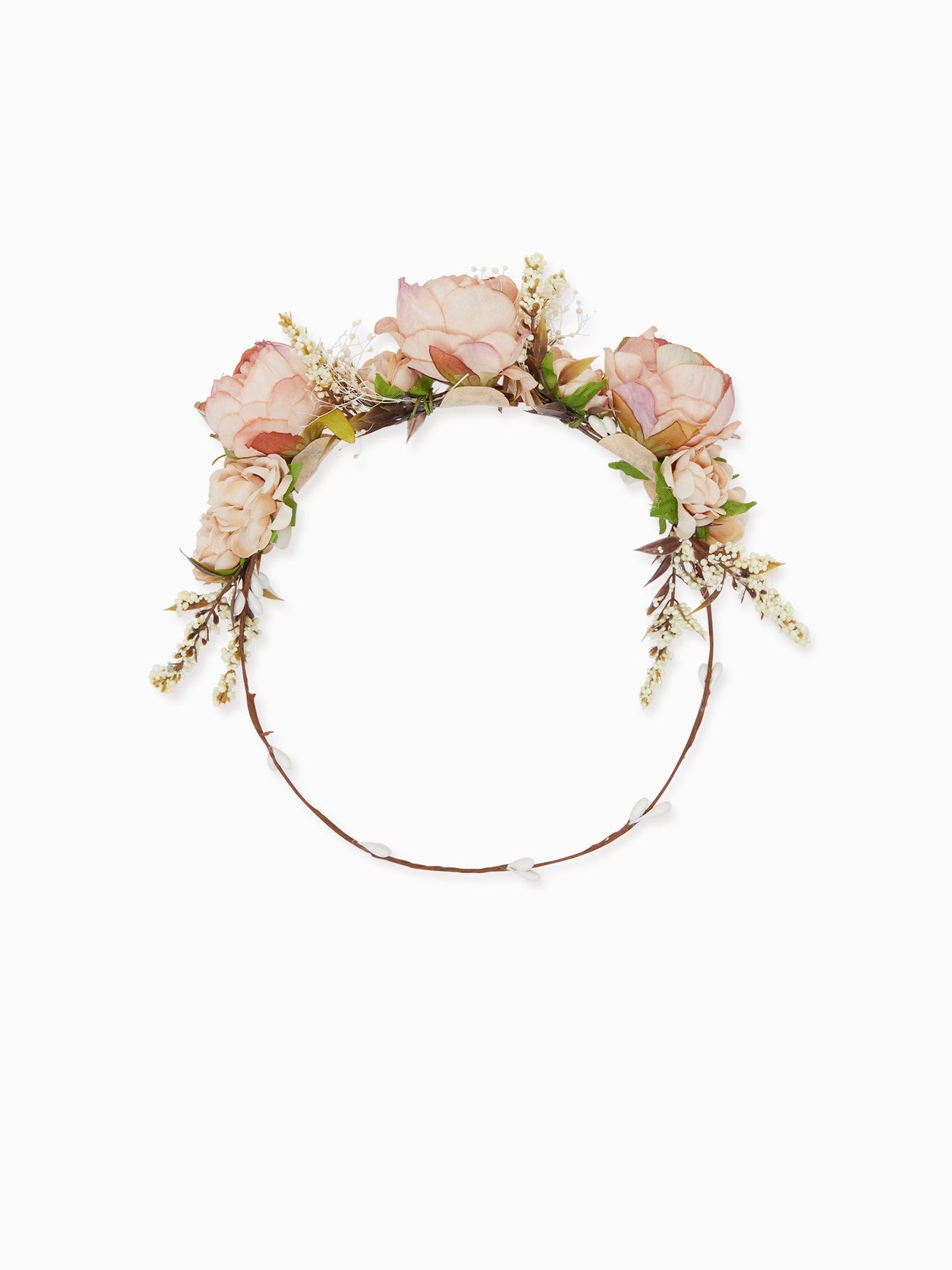 Pink Large Floral Girl Hair Garland