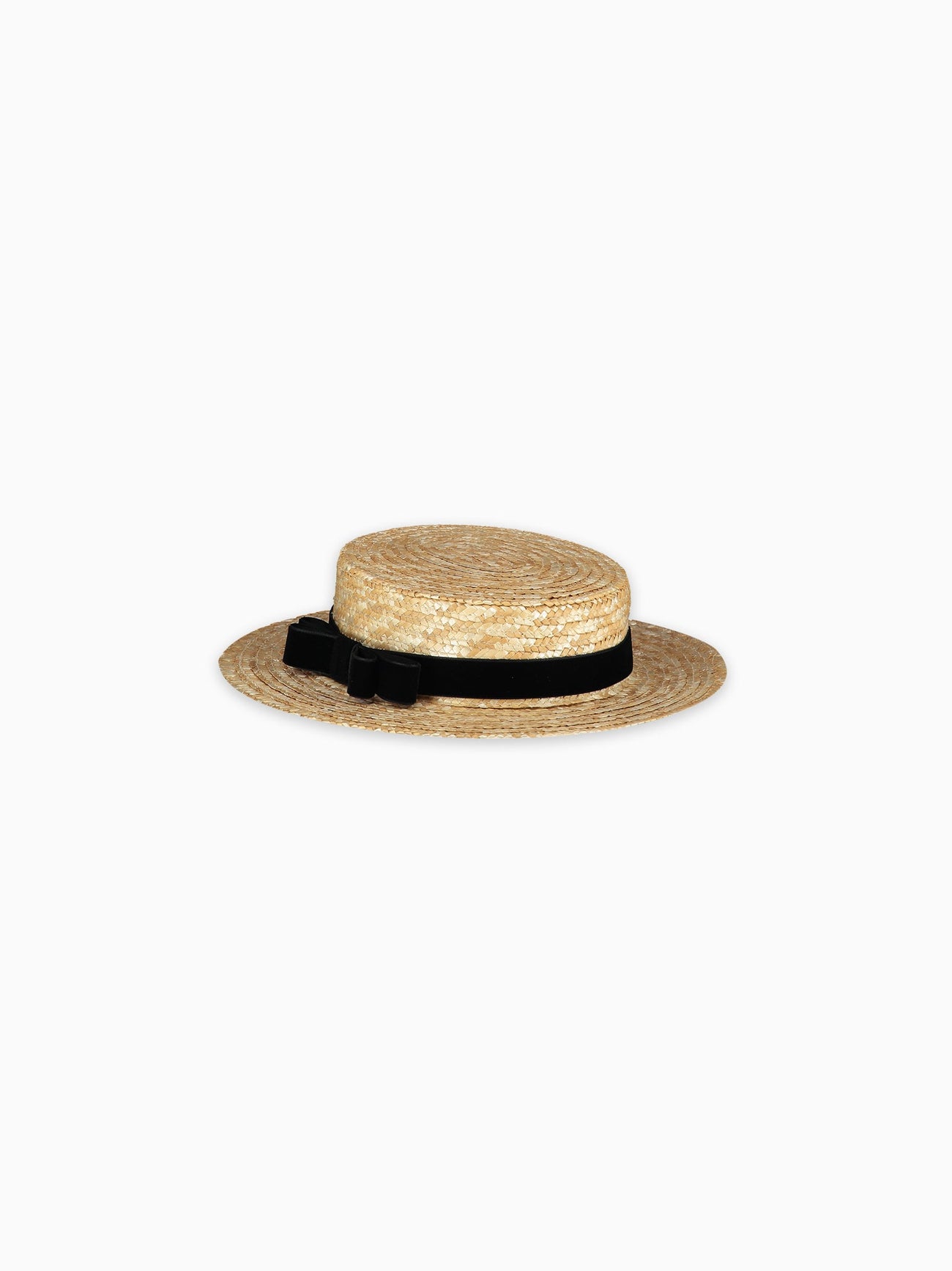 Black Rambla Straw Kids Hat