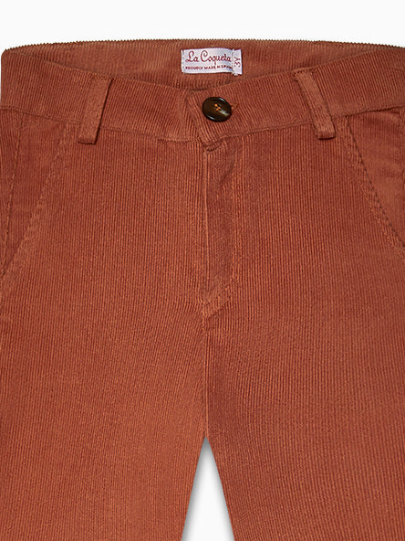 Terracotta Reinaldo Boy Corduroy Trouser