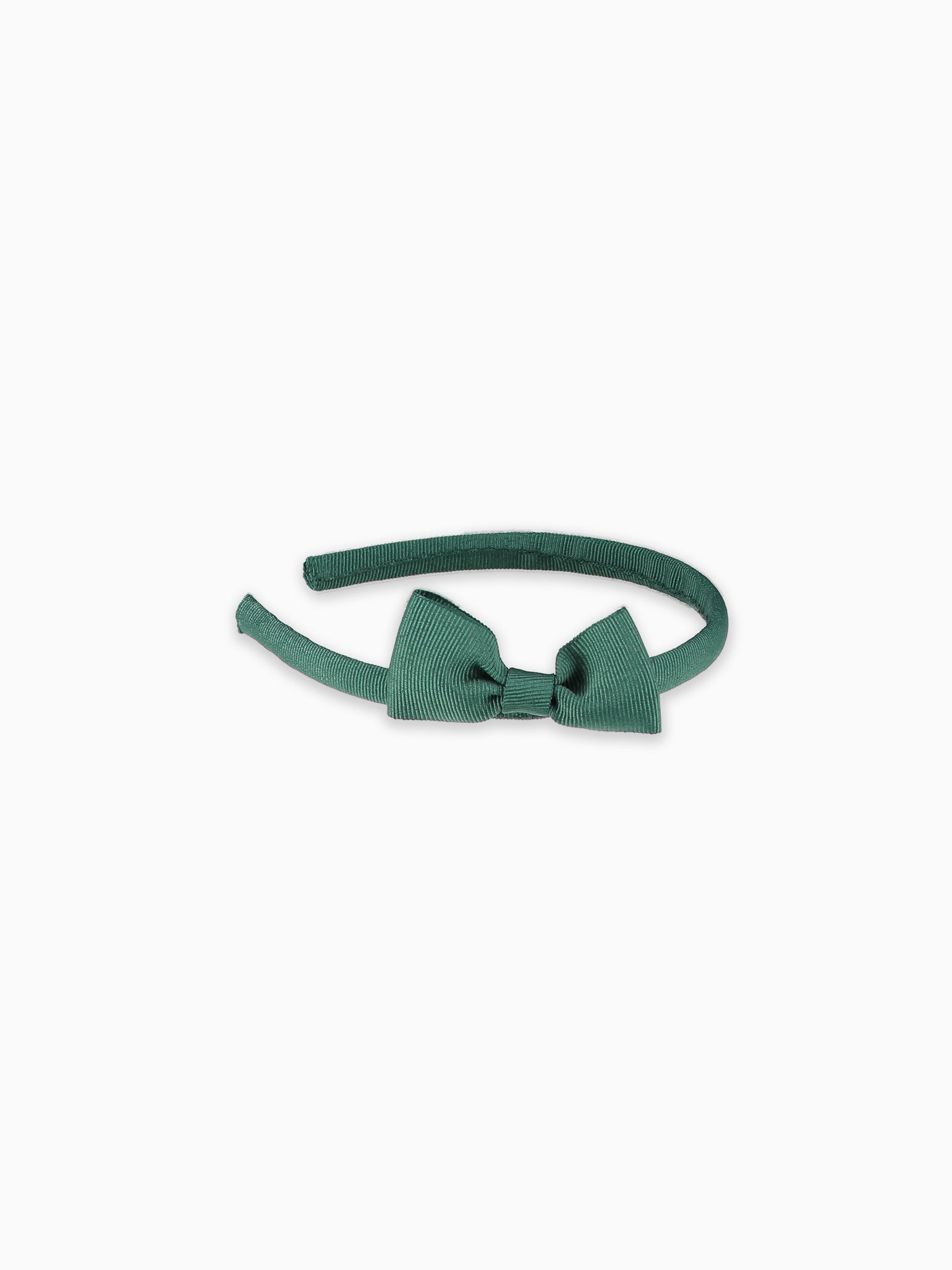 Dark Green Small Bow Girl Headband