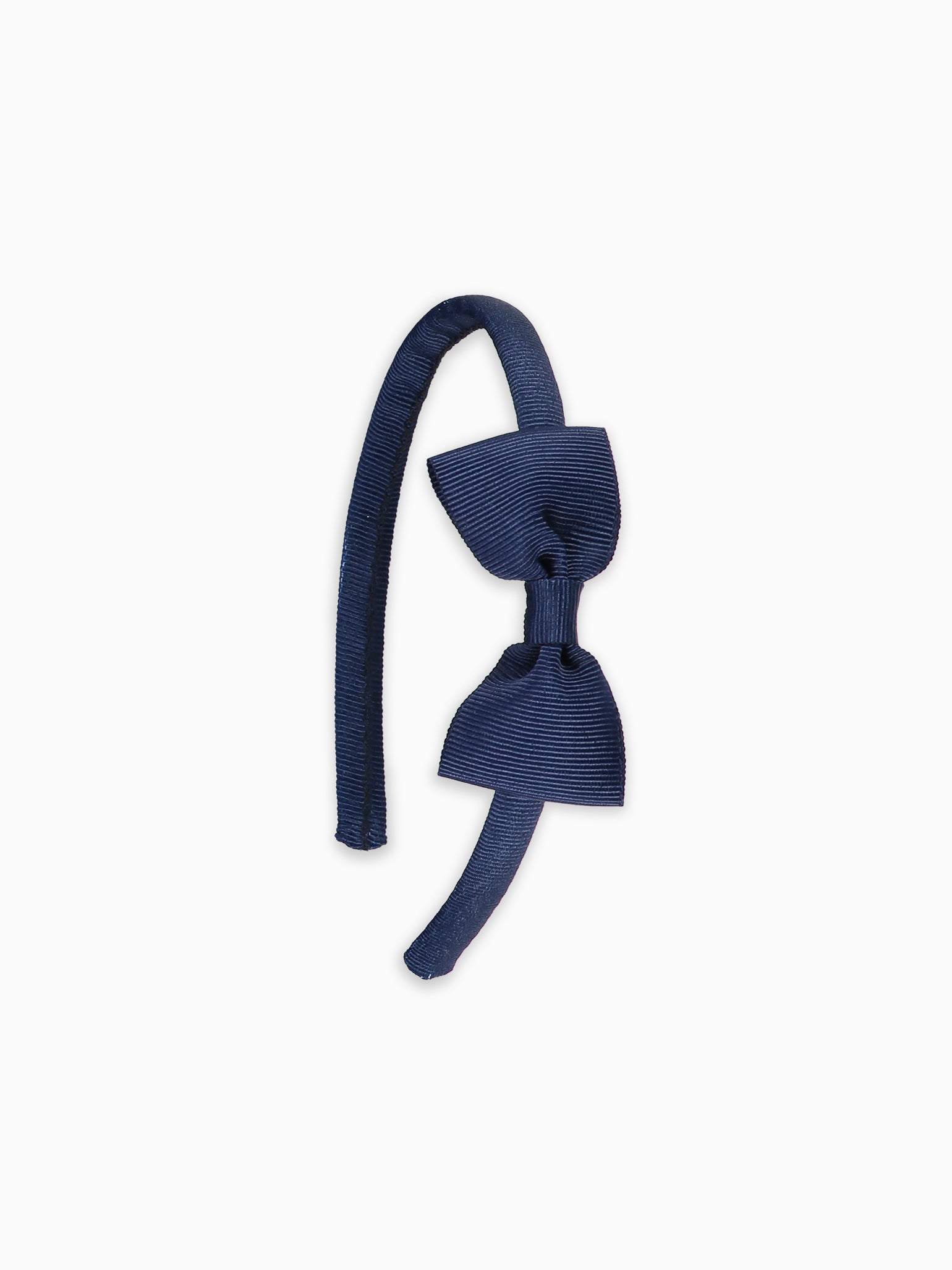Navy Blue Small Bow Girl Hairband