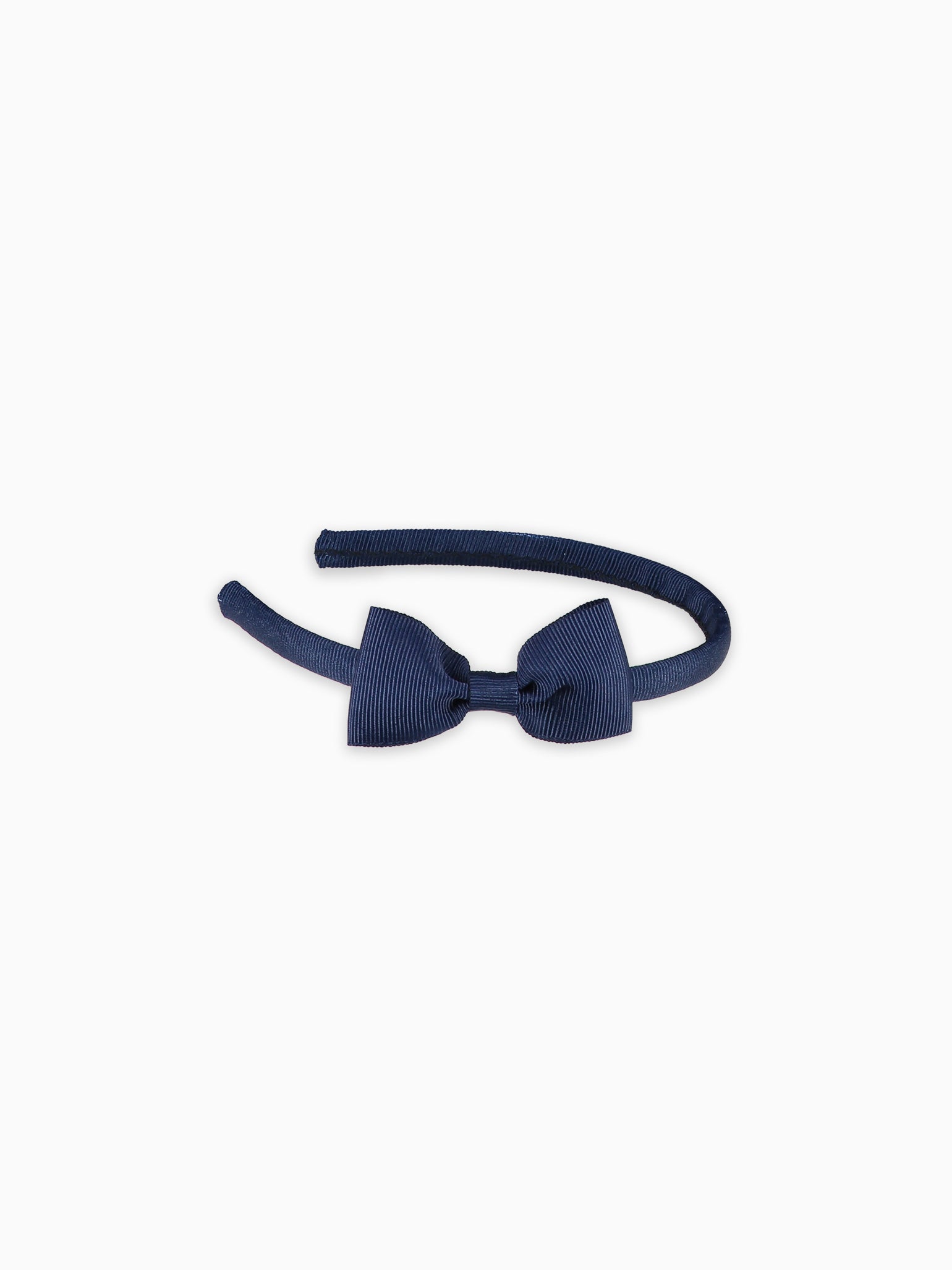 Navy Blue Small Bow Girl Headband