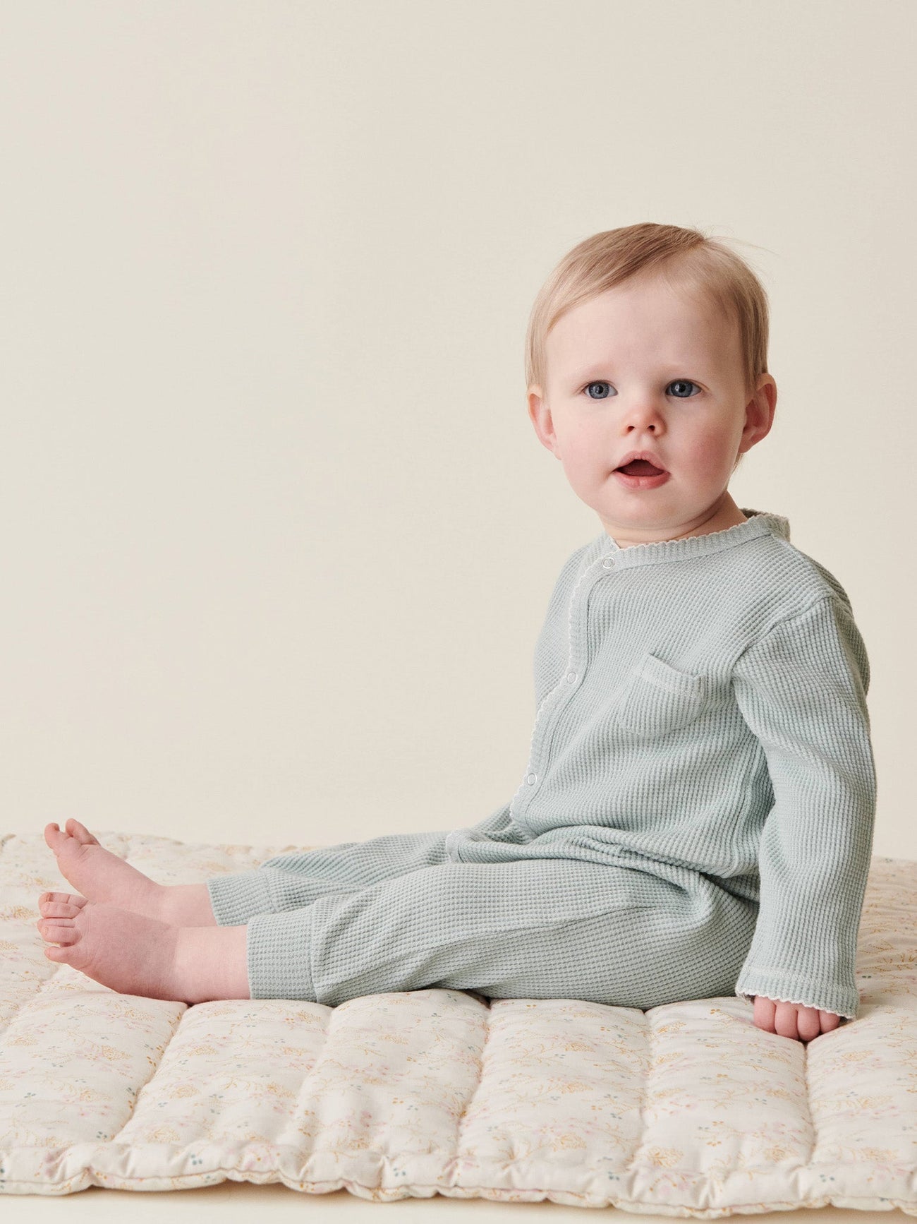 Sage Levie Baby Sleepsuit