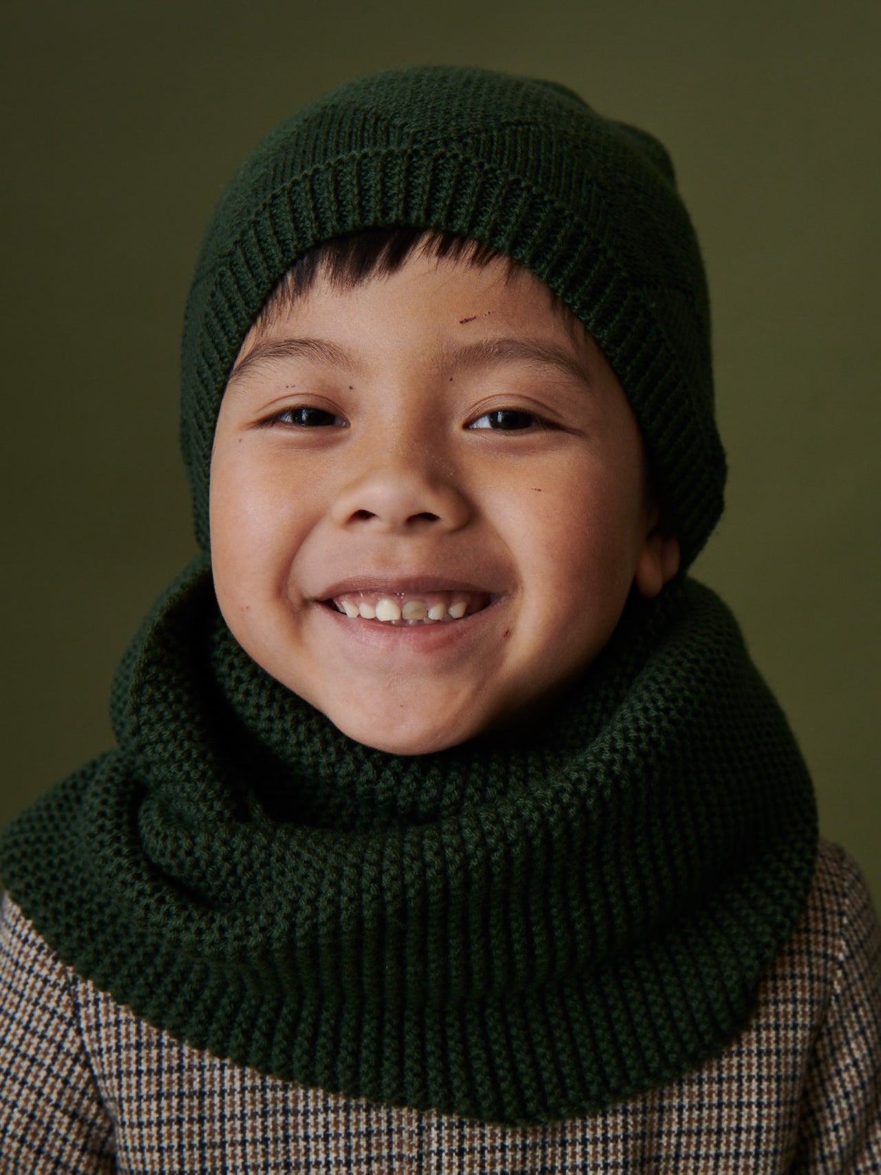 Olive Merino Snood