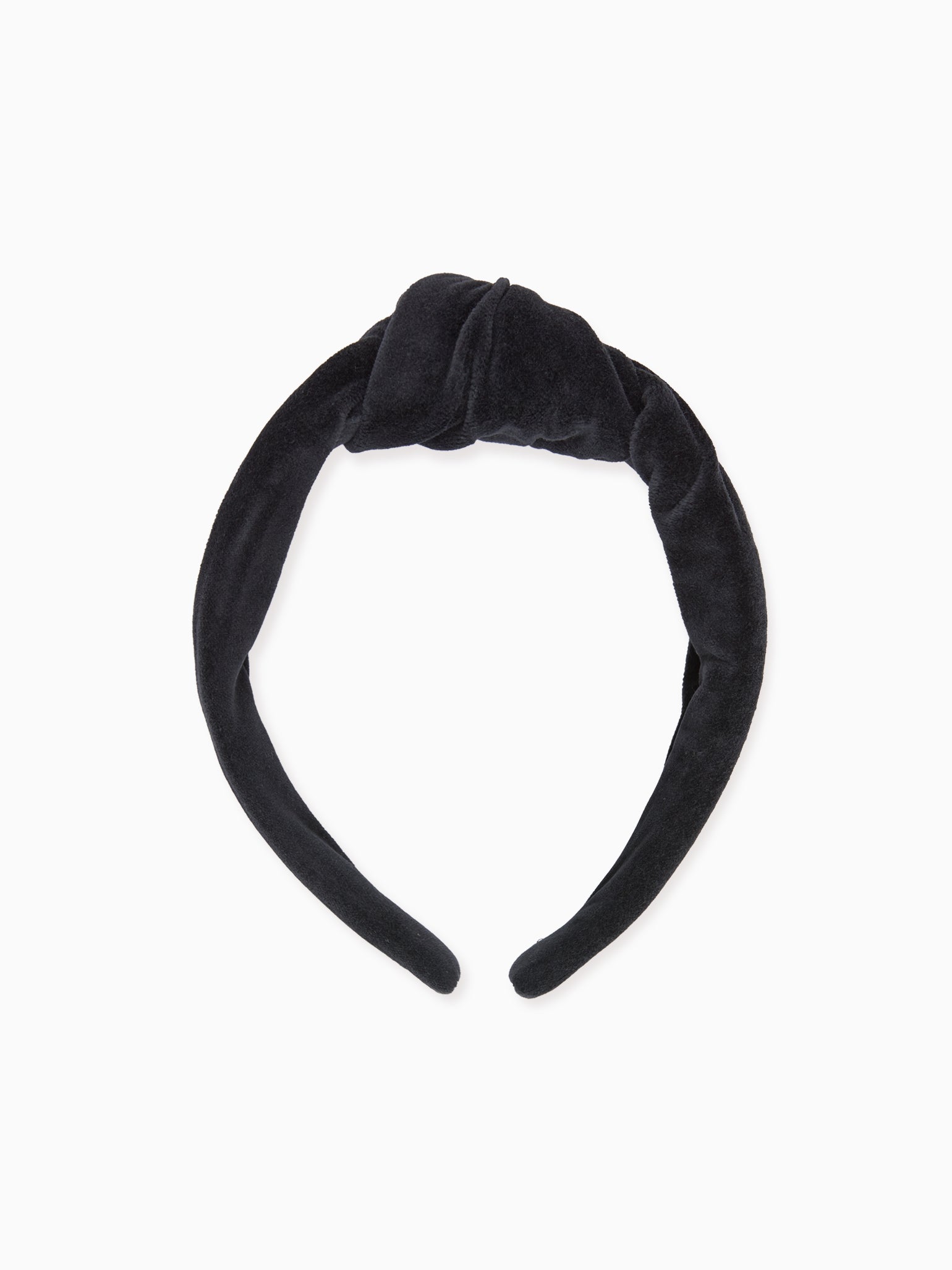 Black Velvet Top Knot Girl Headband